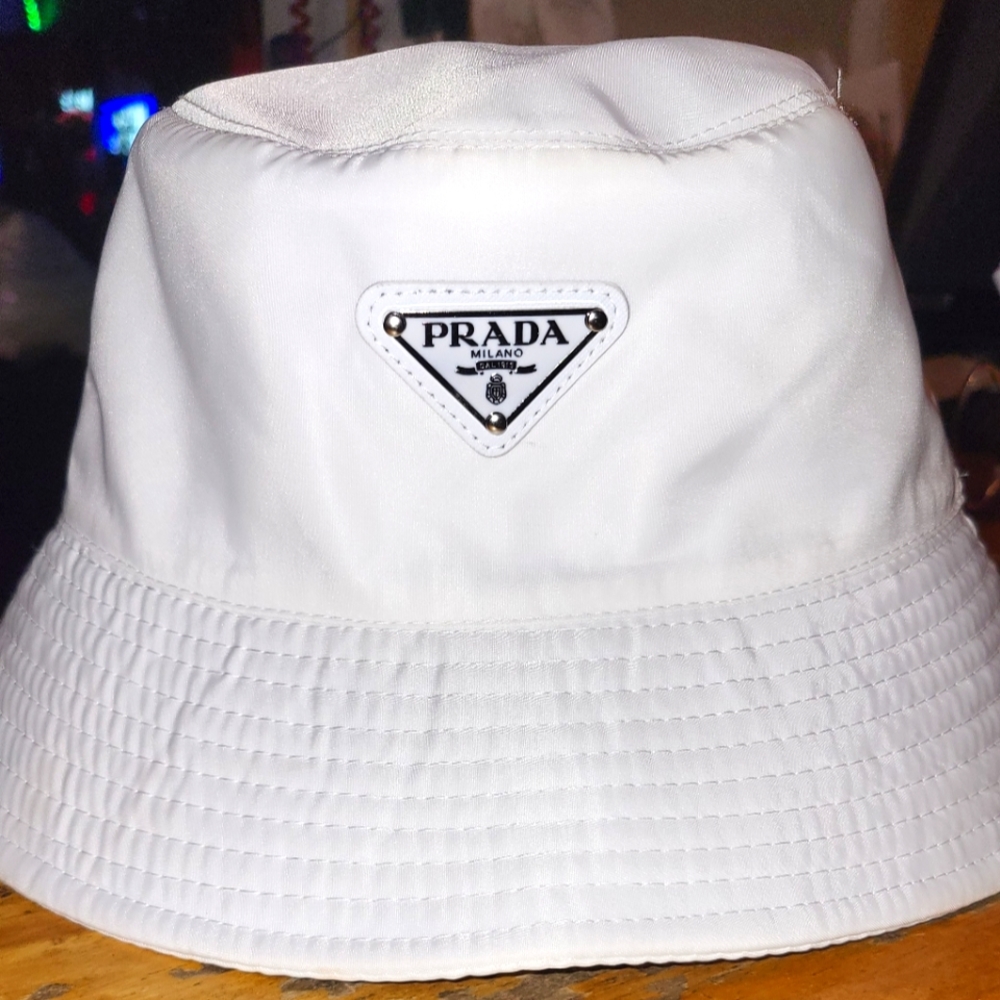 Prada Women's White Bucket Hat